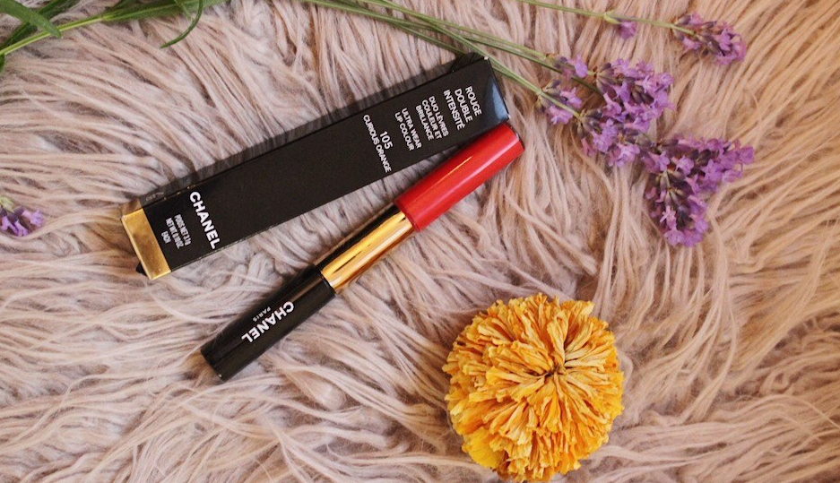 CHANEL ROUGE DOUBLE INTENSITÉ Ultra Wear Lip Colour 105 Curious Orange.