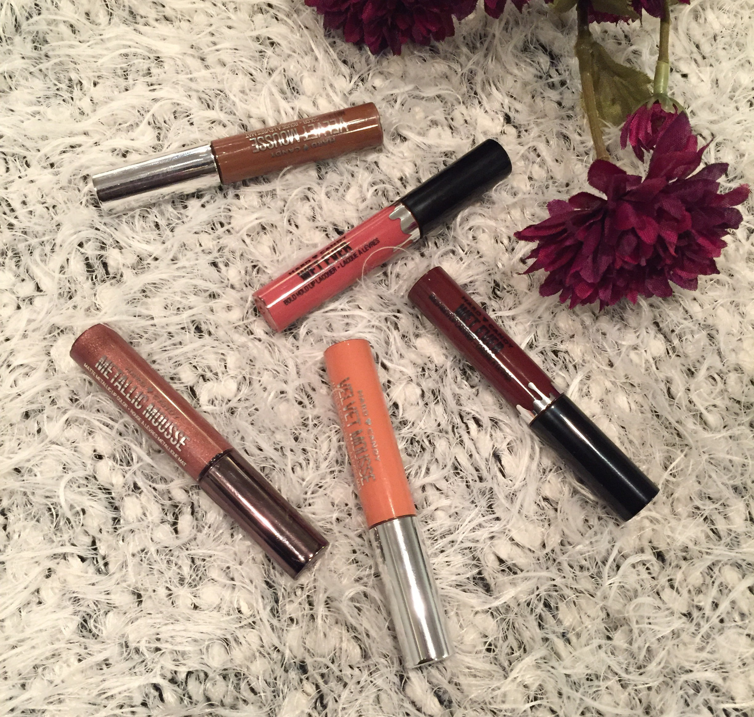 hard candy, lipsticks, holiday, holiday gift sets, gift sets, wet ever,Velvet mousse, lip gloss, matte lipsticks,