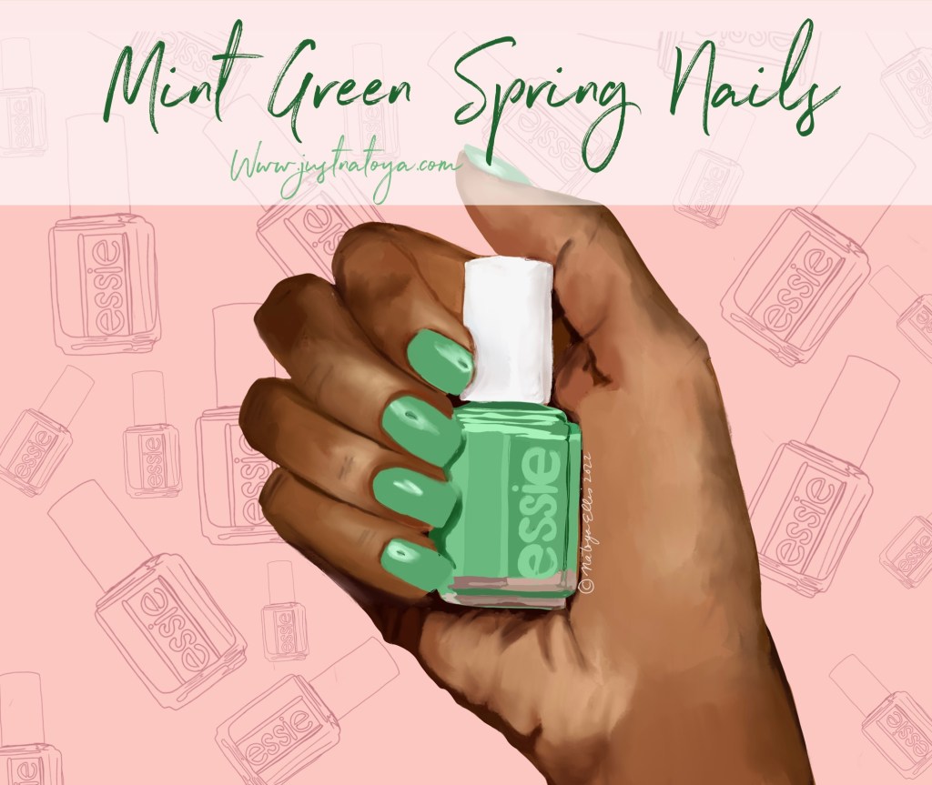 Mint Green Spring&nbsp;Nails.